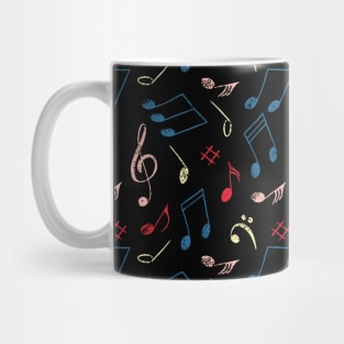 Music Notes Pattern Mug